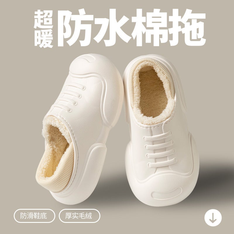 Cotton Slippers Women'S Household Indoor Warm Home Shoes Couple Slippers Men'S Winter Home Shoes Manufacturers - Image 5